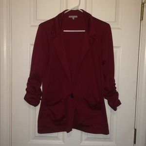 Charlotte Russe M soft red blazer